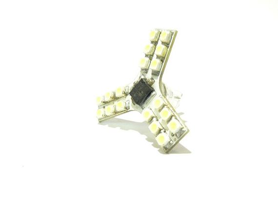 Светодиодная автолампа белого цвета свечения T10, 194-18pcs 3528-SLI (Chi Ming)
