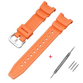 Ремешок для Годинник C2asio G-Shock SGW-100 Orange Silver