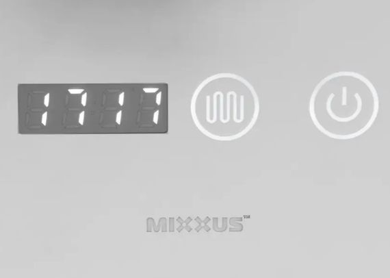 Дзеркало Mixxus PLAIN MC02-80 з LED Touch, Anti-fog, димером, регулюванням яскравості, годинником (MI6931) | Зображення 8