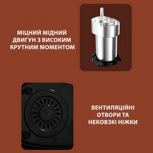Соковыжималка-мороженица 3 в 1 Zepline ZP-6058, 3000 Вт – холодный отжим, смузи, сорбет | Зображення 5