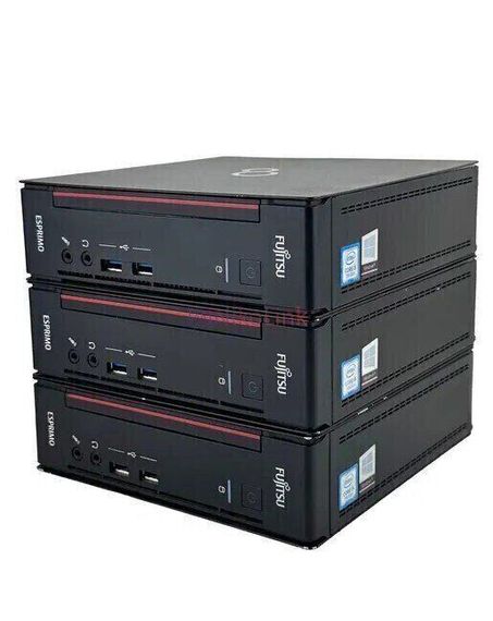 Неттоп Б-класс Fujitsu Esprimo Q556 USFF / Intel Core i5-7400T (4 ядра по 2.4 - 3.0 GHz) / 32 GB DDR4 / 1000 GB SSD / Intel HD Graphics 530 б/у | Зображення 6