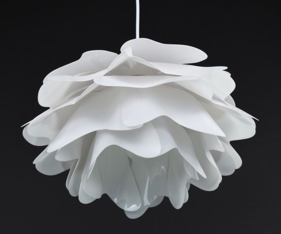 Люстра підвісна на 1 лампочку 27901 Білий 30-130х40х40 см. | Зображення 4