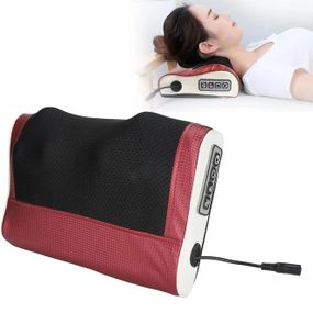 Масажна подушка 1071 з інфрачервоним підігрівом та 3 режимами, Масажер для ніг рук спини та шиї