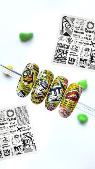 Пластина для стемпинга Crooz 08 (6 х 6см)