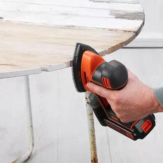 Шліфмашина вібраційна акумуляторна Black&Decker без АКБ та ЗП BDCDS18N | Зображення 3