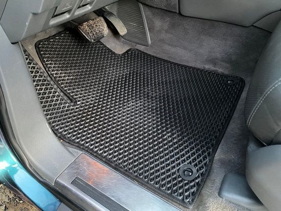 Коврики (2007-2012, EVA, черные) для Toyota Land Cruiser 200