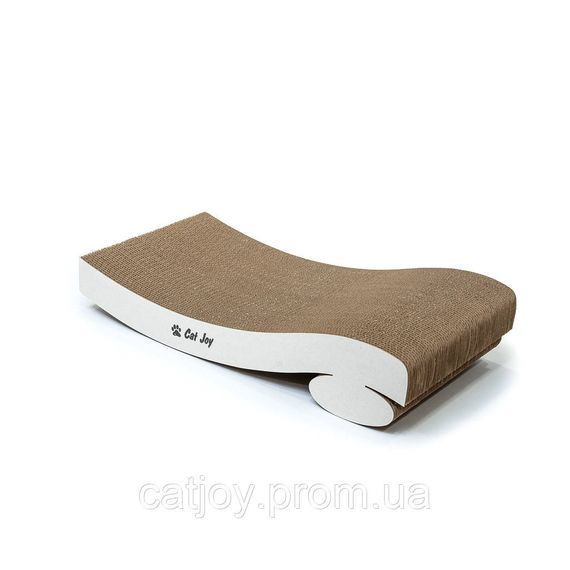 Когтеточка-лежанка дряпка Хай-тек для котят и кошек Cat Joy 48х9,5х25 см | Зображення 2