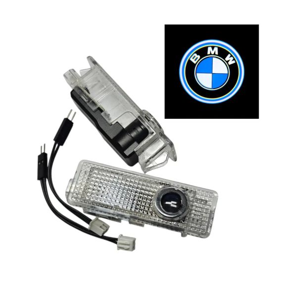 LED подсветка дверей автомобиля 2 шт, проектор логотипа BMW 1 3 4 5 6 7 M X Z GT серии, водостойкий, Plug&Play | Зображення 2