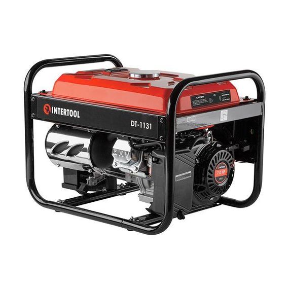 Генератор бензиновий 2.8/3 кВт, 220 В, 15 л, електро+ручний старт, мідна обмотка, STORM INTERTOOL DT-1131 | Зображення 2