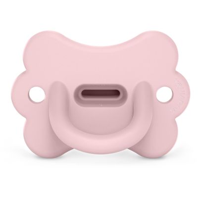 Пустышка Suavinex Colour Essence фізіологічна у формі метелика, 0-6 місяців, рожева (308911)