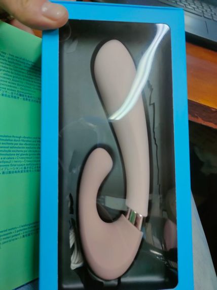 Смарт вібратор-кролик із підігрівом Satisfyer Heat Wave Mauve (пошкоджена формована вставка!!!) | Зображення 1