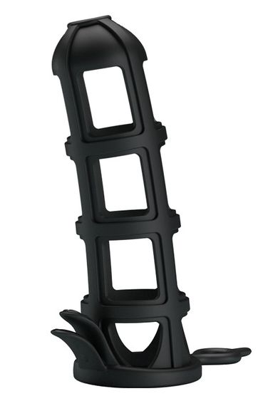 Стимулирующая ажурная насадка Penis Sleeve, BI-026235 sexstyle | Зображення 3