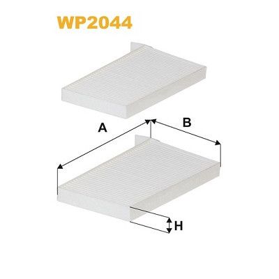 Фильтр салона Wixfiltron WP2044