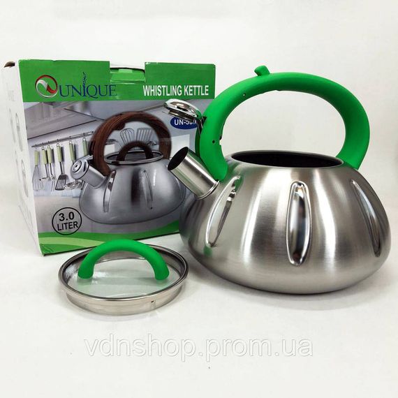 Чайник для газовой плиты 3 литра, Чайник для газовой комфорки газовый 3 литра PD-86 | Зображення 3