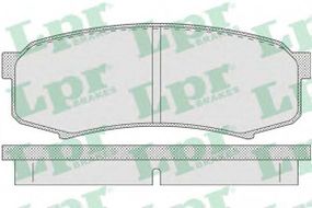 Колодка гальм. диск. MITSUBISHI PAJERO задн. (вир-во LPR) LPR 05P749 на TOYOTA LAND CRUISER (_J8_)