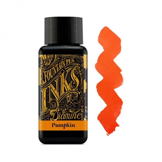 Чернила для перьевых ручек Diamine Ink 30мл, Pumpkin