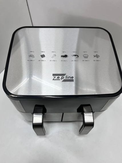 Аэрофритюрница на 2 чаши Zepline ZP-209 с мощностью 4000Вт на 12л | Зображення 5
