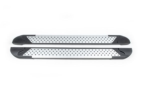 Бокові пороги Allmond Grey (2 шт., алюміній) для Jeep Grand Cherokee WK2 2010-2024 рр | Зображення 2