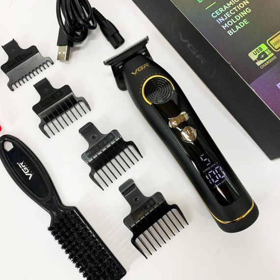 Модная машинка для стрижки волос VGR, Машинка для стрижки на аккумуляторе Моющаяся MT-36 | Зображення 6