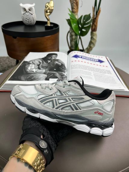 Кросівки ASICS Gel-NYC Grey Silver , текстиль , В'єтнам 39 24.5 см