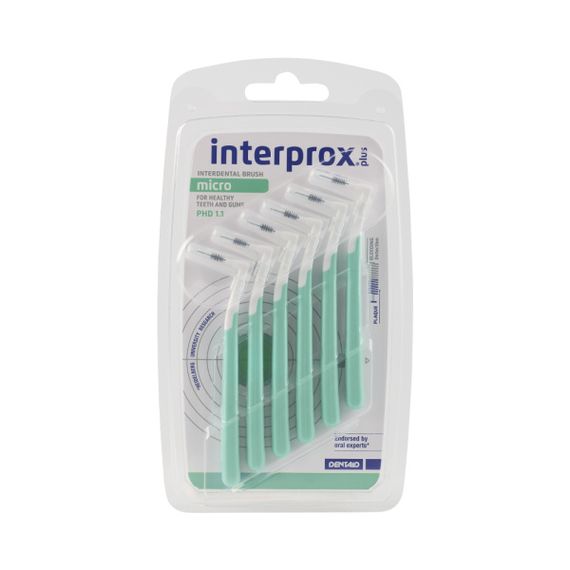 Щітка міжзубна INTERPROX PLUS 2G MICRO 1.1 мм, 6 шт (арт.45701) (DENTAID)