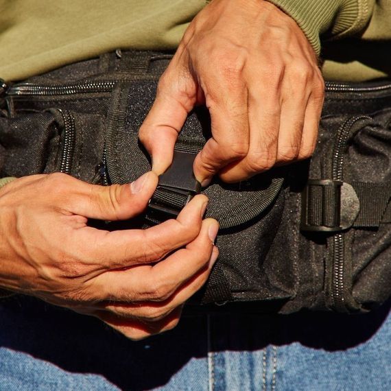 Нагрудна сумка тактична | Чорна чоловіча сумка нагрудна тактична | KA-782 Сумка ЗСУ