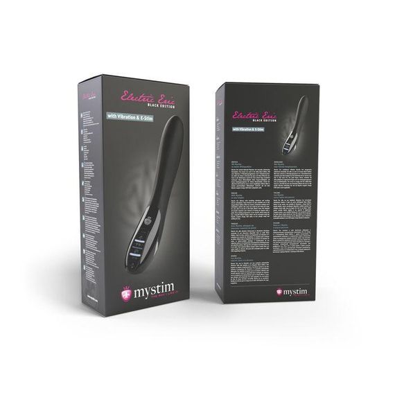 Вибратор с электростимуляцией Mystim Electric Eric eStim Black, миостимулятор | Зображення 8