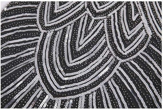 Сукня в стилі 20-х Гетсбі з паєтками бахромою, вечірнє жіноче ретро плаття з блискітками для карнавалу, вечірок, Хелловіну | Зображення 5