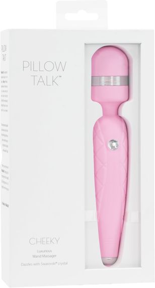 Розкішний вібромасажер PILLOW TALK - Cheeky Pink з кристалом Swarovsky, плавне підвищення потужності | Зображення 6