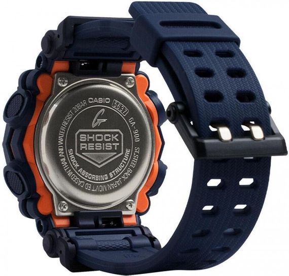 Протиударні спортивні полімерні наручний годинник Оригінал Casio G-Shock GA-900-2AER з полімерним ремінцем | Зображення 4