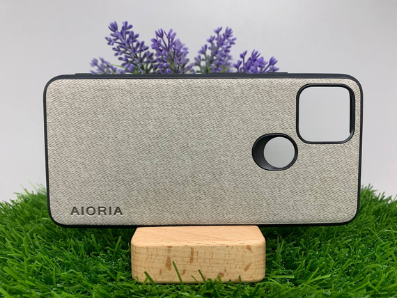 Чохол накладка Google Pixel 4A 5G тканина світло-сірий