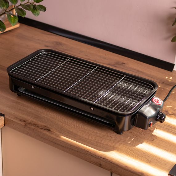 Електричний гриль  настільний чорний 1500 Вт Sokany SK-6112 | Зображення 7