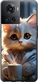 Чохол на OnePlus Ace Білий кіт "5646u-2953-2448"