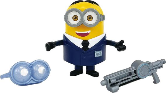 Игровая фигурка миньона Дэйв из Гадкий я 4 Оригинал Minions Despicable Me 4 Agent Dave Figure 14 см | Зображення 1
