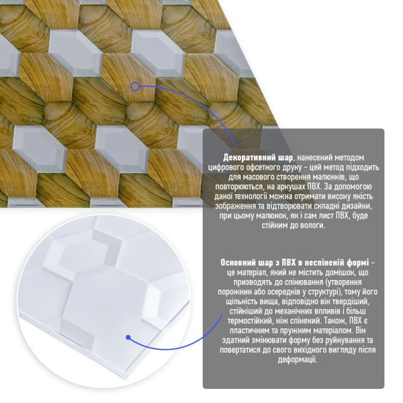 Декоративна ПВХ панель 960х480х4мм SW-00001790 | Зображення 1