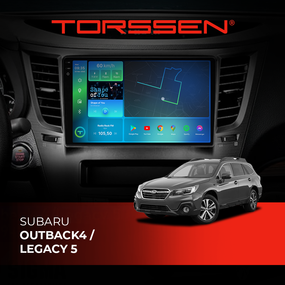 Штатна магнітола Torssen 2K Subaru Outback4 /Legacy 5 F9432 4G Carplay DSP