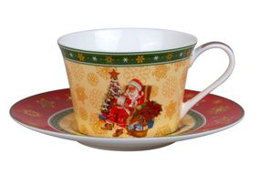 Чашка з блюдцем Lefard Christmas collection 986-053 180 мл