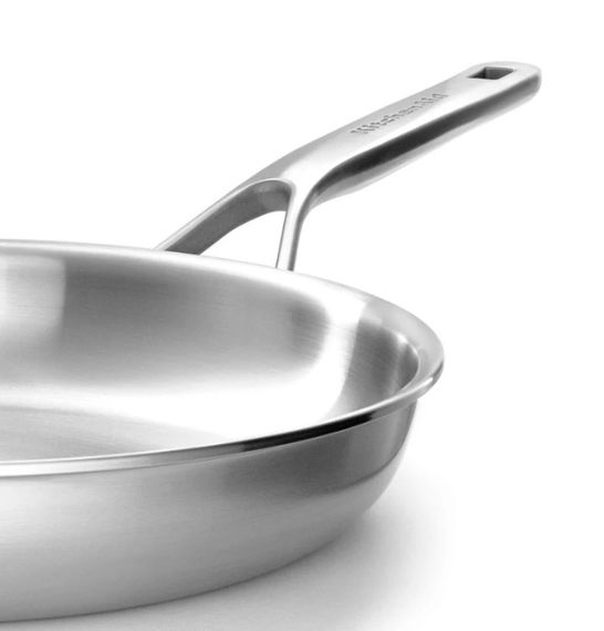 Сотейник со стеклянной крышкой KitchenAid MSS СС003251-001 24 см 3.1 л серебристый | Зображення 6
