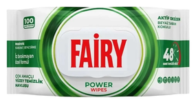 Вологі серветки для прибирання Fairy Power Wipes 100 шт