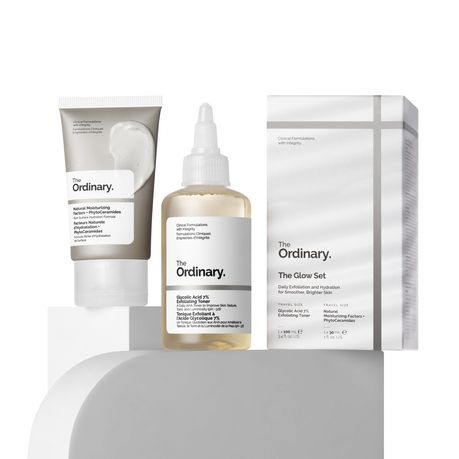 Набор Ordinary The Glow Set Glycolic Acid Toner + Natural Moisturizing Cream | Зображення 1