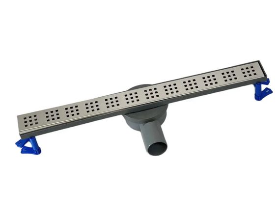 Сливной трап для душа Maxiflow Pera Line 60 см с горизонтальным выходом решетка Квадрат 3152.0Y050K.060.1 | Зображення 4