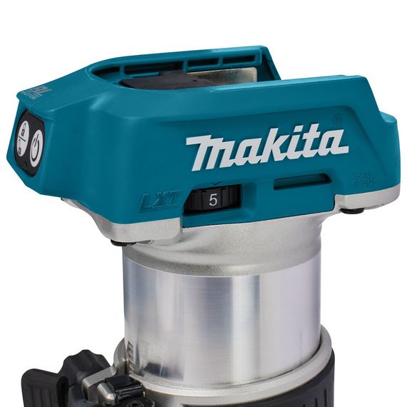 Фрезер акумуляторний з набором аксесуарів Makita DRT50ZX2 (6/8 мм, 10000-30000 хв-1, BL, LXT, без акумулятора та зарядного пристрою) | Зображення 7