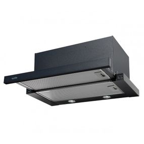 Витяжка для кухні чорна телескопічна VENTOLUX GARDA 60 BK (1000)