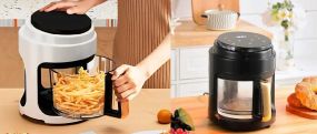Аэрофритюрница безмасляная сенсорная на 6л Gold Diamond TK9905 3200Вт