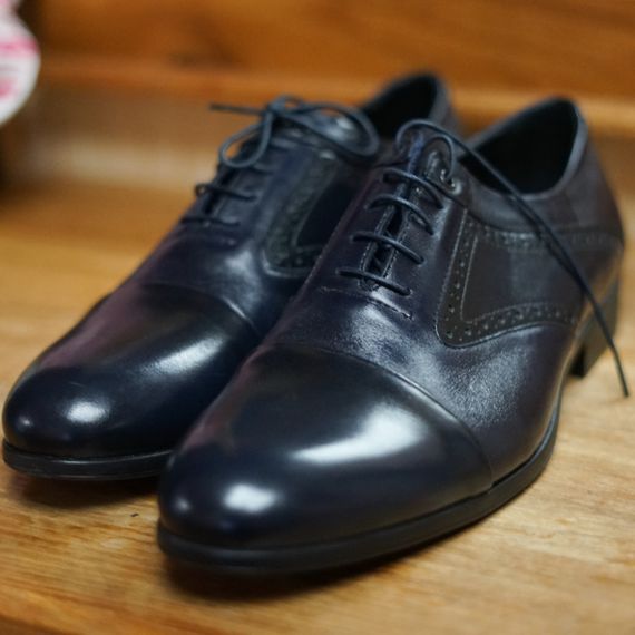 Туфлі синього кольору 39 розмір | Зображення 1