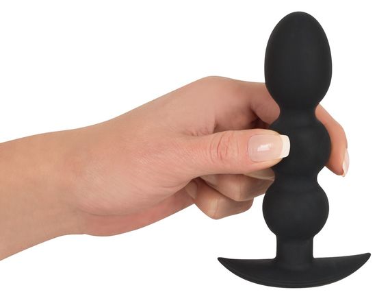 Анальна пробка - Black Velvets Heavy Beads, 145 г | Зображення 6