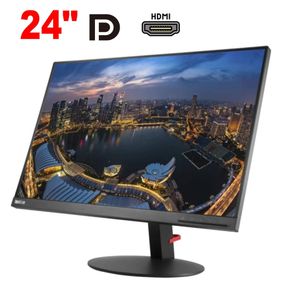 Монітор Lenovo ThinkVision T24D-10 / 24" (1920x1200) IPS / 1x HDMI, 1x DP, 1x VGA, 1x USB 3.0, 2x USB 2.0, 1x USB Type-B б/в