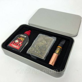 Оригинальная зажигалка в подарок N5, Стильная зажигалка в подарок Бензиновая PK-77