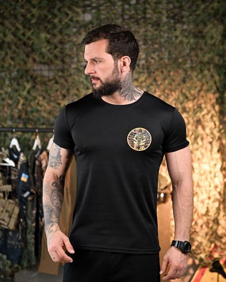 Тактична потоотводна Футболка Небесна кара black ПП7895 | Зображення 1