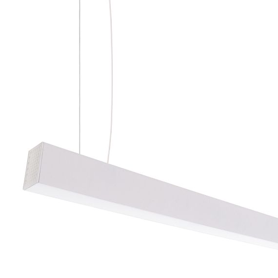 Линейный подвесной светодиодный светильник FLF-66 45W NW WH LED 1,2m | Зображення 1